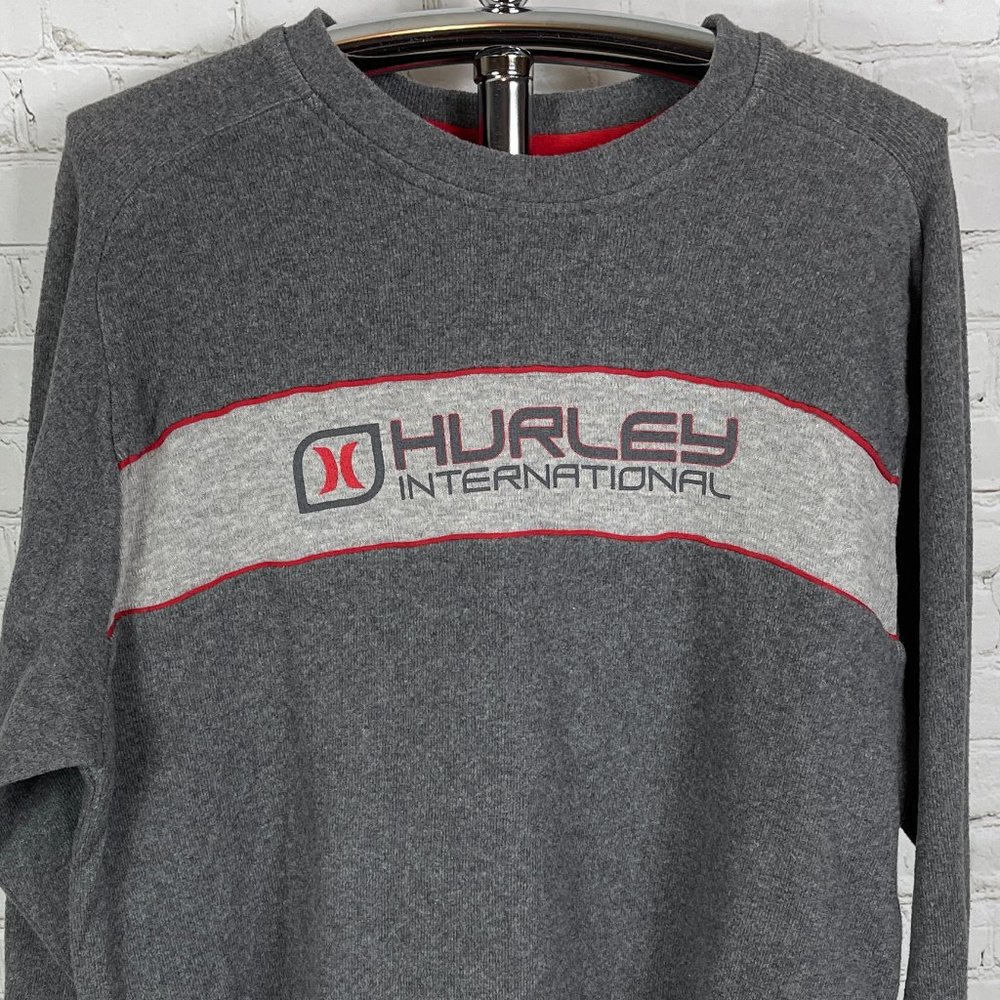 NWT VINTAGE 90'S HURLEY INTERNATIONAL MEN'S "FULLCOURT" SWEATER/SWEATSHIRT